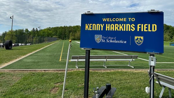 Photo of the New Kenny Harkins' field sign